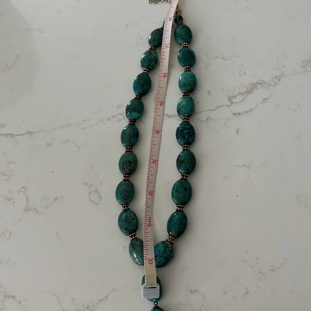 Turquoise Statement Necklace - Picture 4 of 4